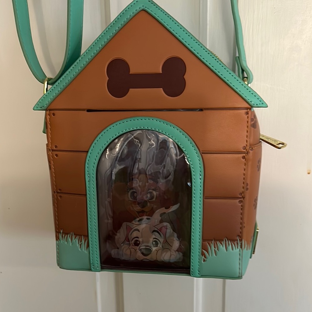 Disney Loungefly Lady and the Tramp Crossbody Purse Like New!